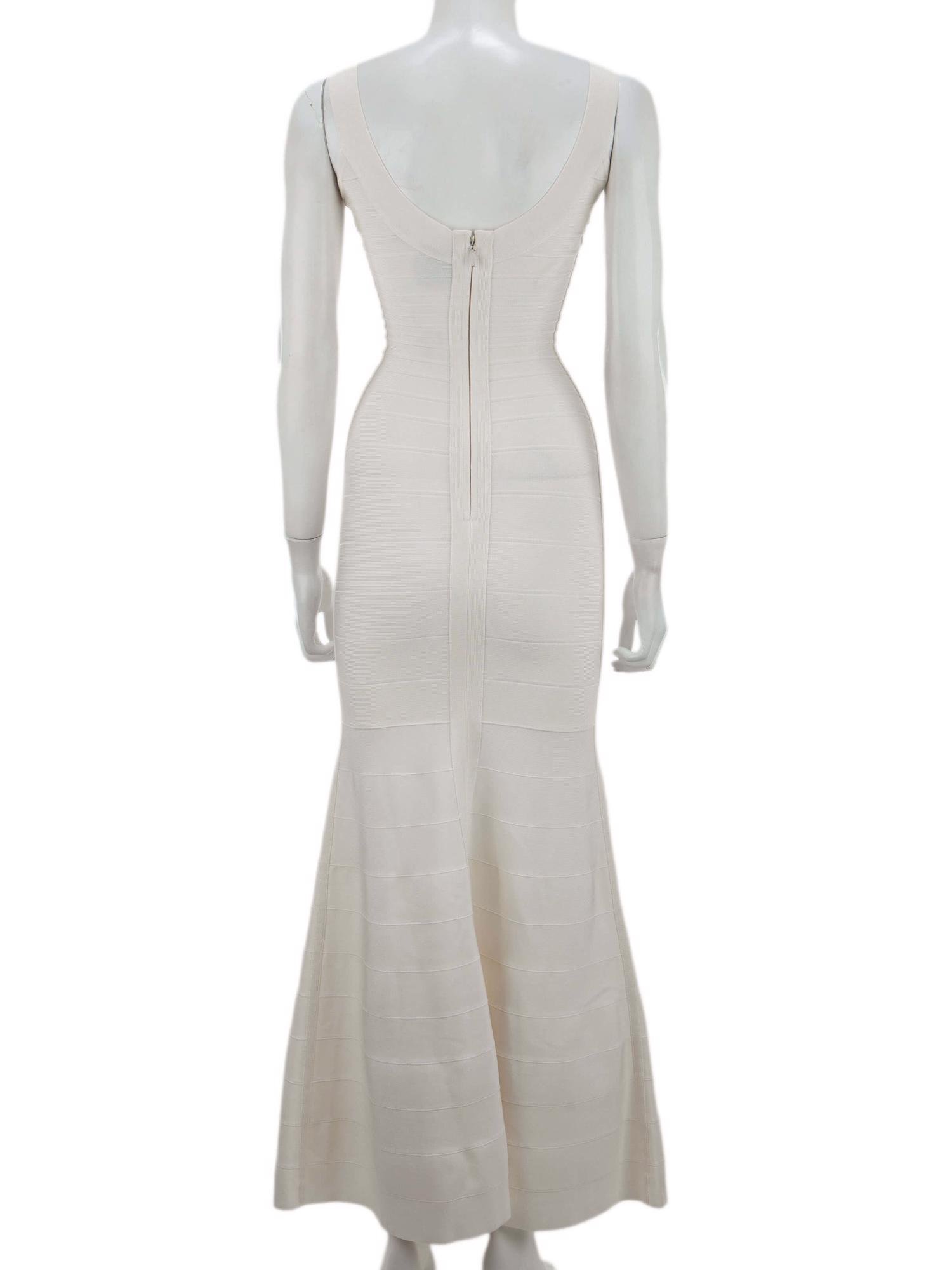 Bayan Beyaz HERVE LEGER ELBİSE