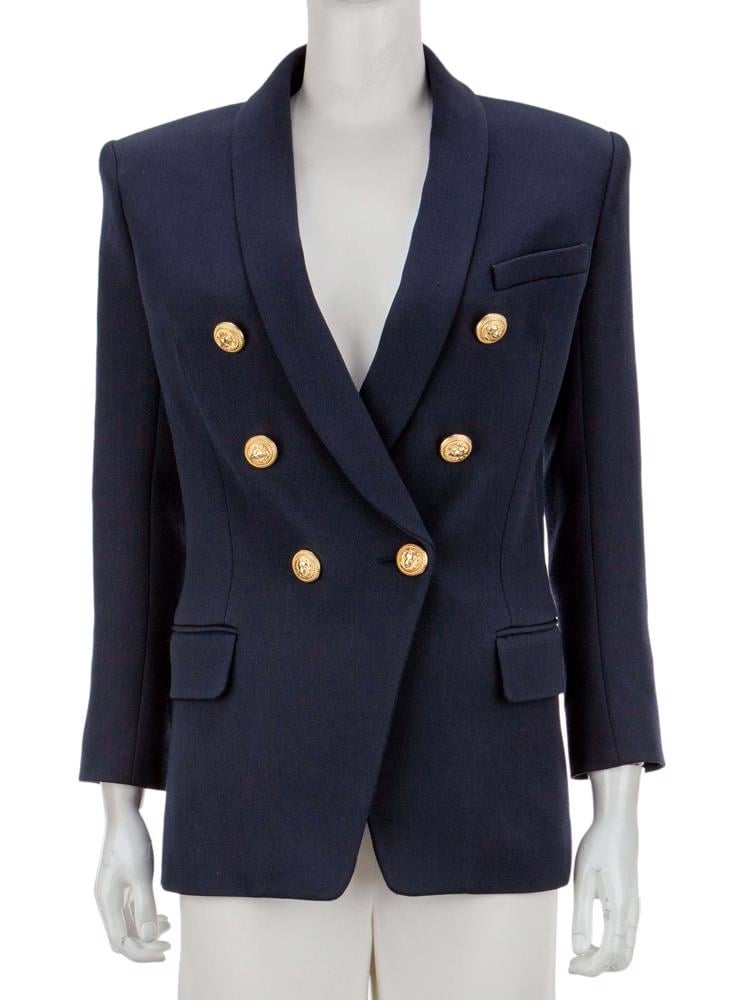 Bayan Lacivert BALMAIN CEKET