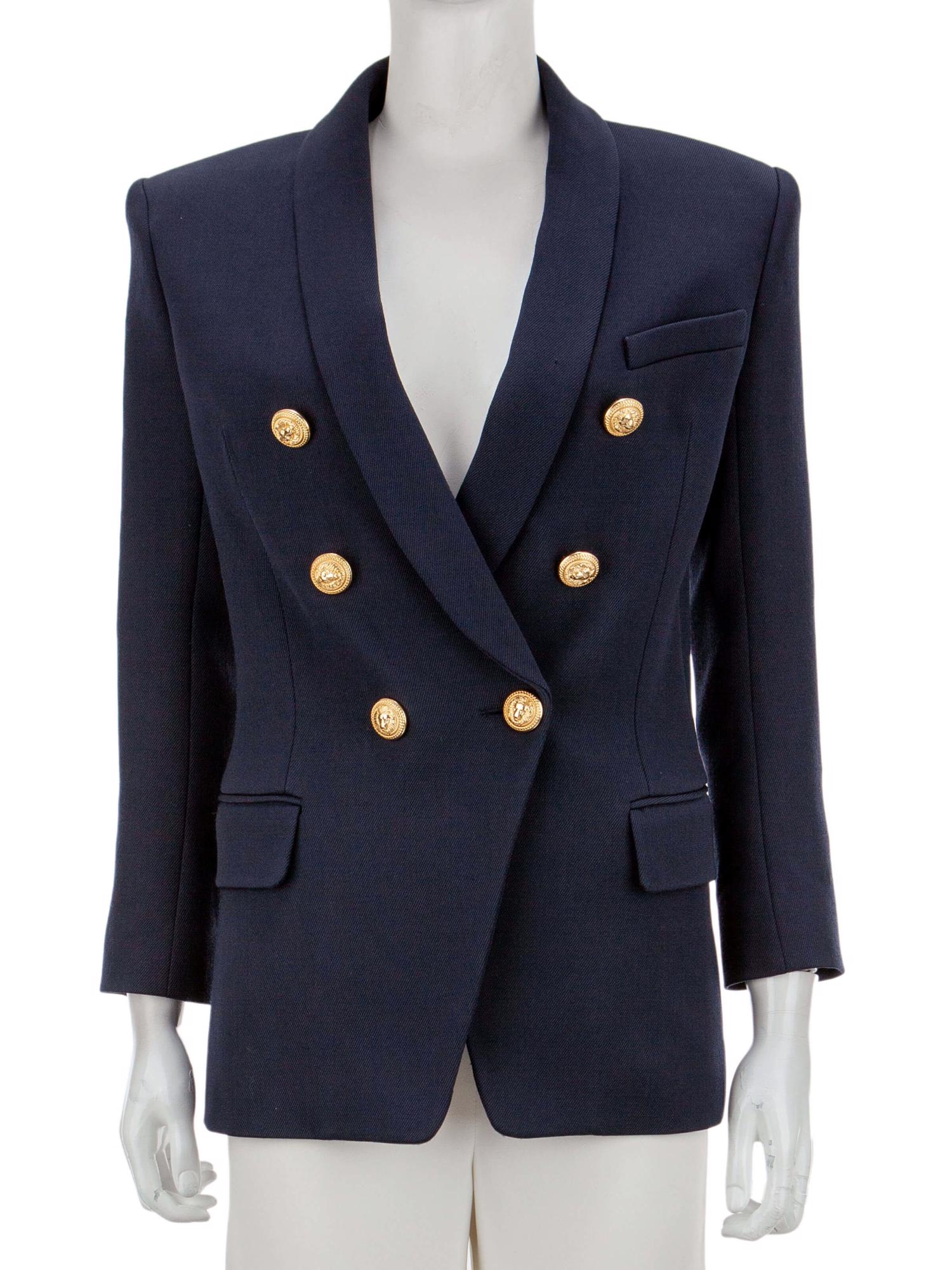 Bayan Lacivert BALMAIN CEKET
