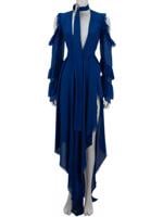 Bayan Mavi OFF-WHITE ELBİSE