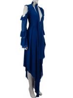 Bayan Mavi OFF-WHITE ELBİSE