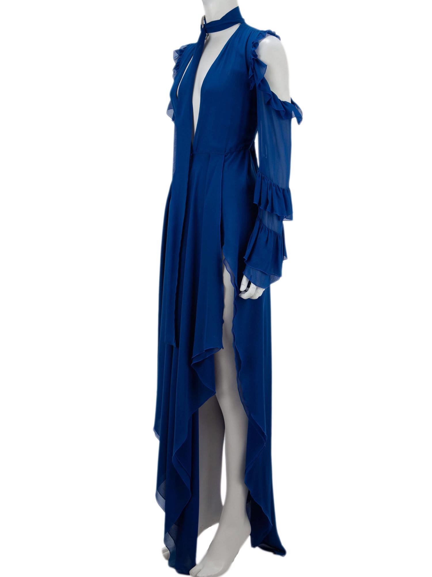 Bayan Mavi OFF-WHITE ELBİSE