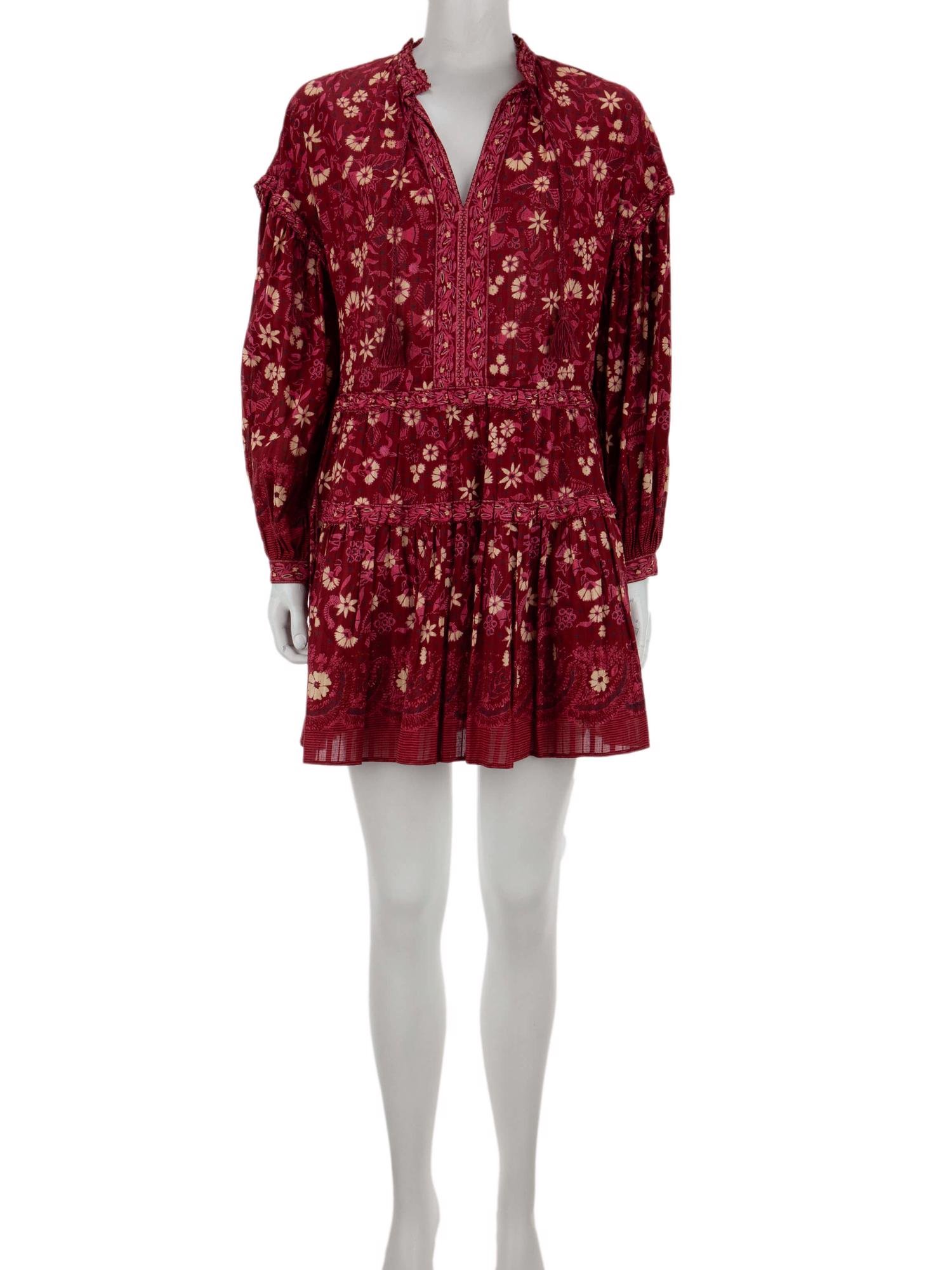 Bayan Kırmızı ULLA JOHNSON ELBİSE