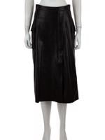 Bayan Siyah ZEYNEP ARÇAY DERİ ETEK