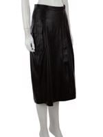 Bayan Siyah ZEYNEP ARÇAY DERİ ETEK