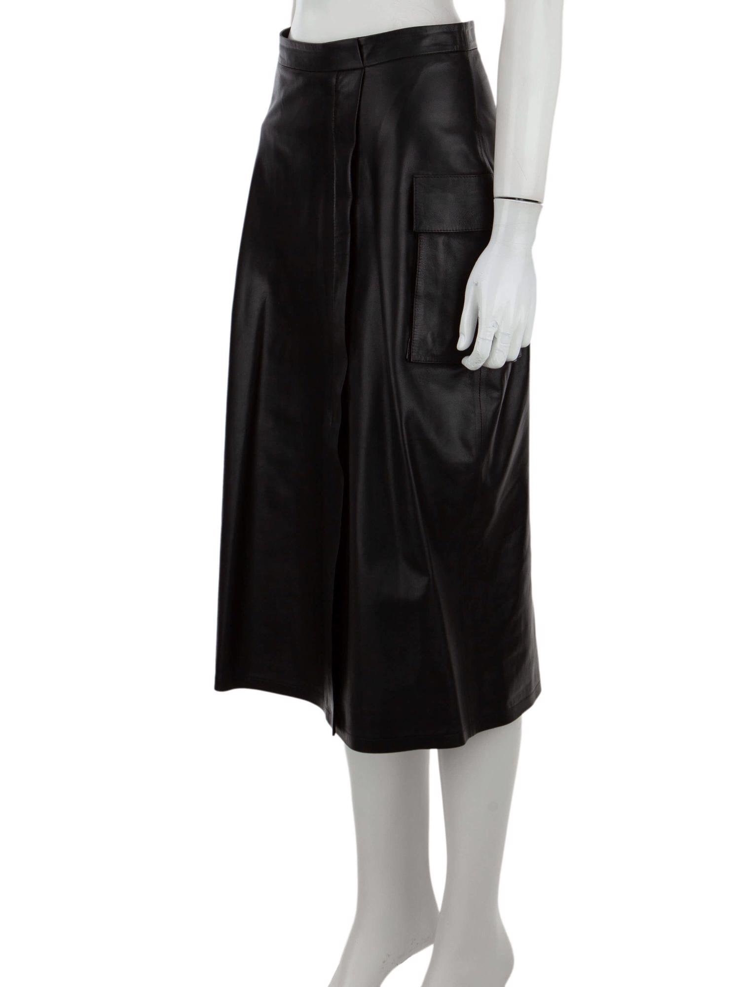 Bayan Siyah ZEYNEP ARÇAY DERİ ETEK