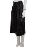 Bayan Siyah ZEYNEP ARÇAY DERİ ETEK