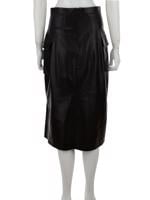 Bayan Siyah ZEYNEP ARÇAY DERİ ETEK