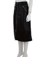 Bayan Siyah SEA NEW YORK DERİ ETEK