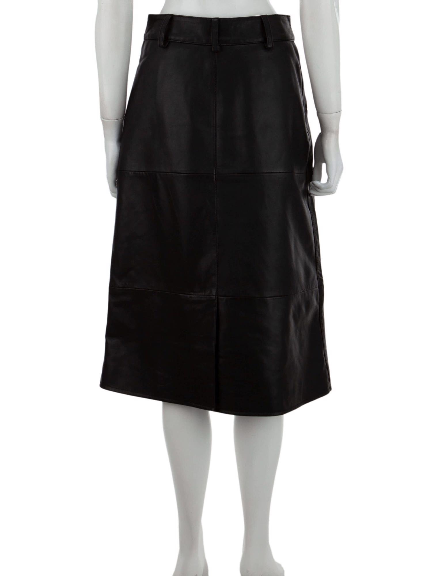 Bayan Siyah SEA NEW YORK DERİ ETEK