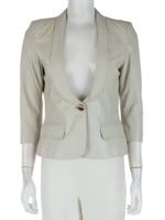 Bayan Krem BARBARA BUI DERİ CEKET