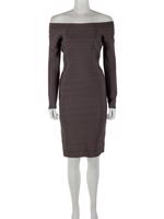 Bayan Gri HERVE LEGER ELBİSE