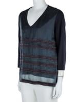 Bayan Lacivert FABIANA FILIPPI BLUZ