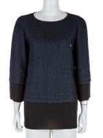 Bayan Lacivert CHANEL BLUZ