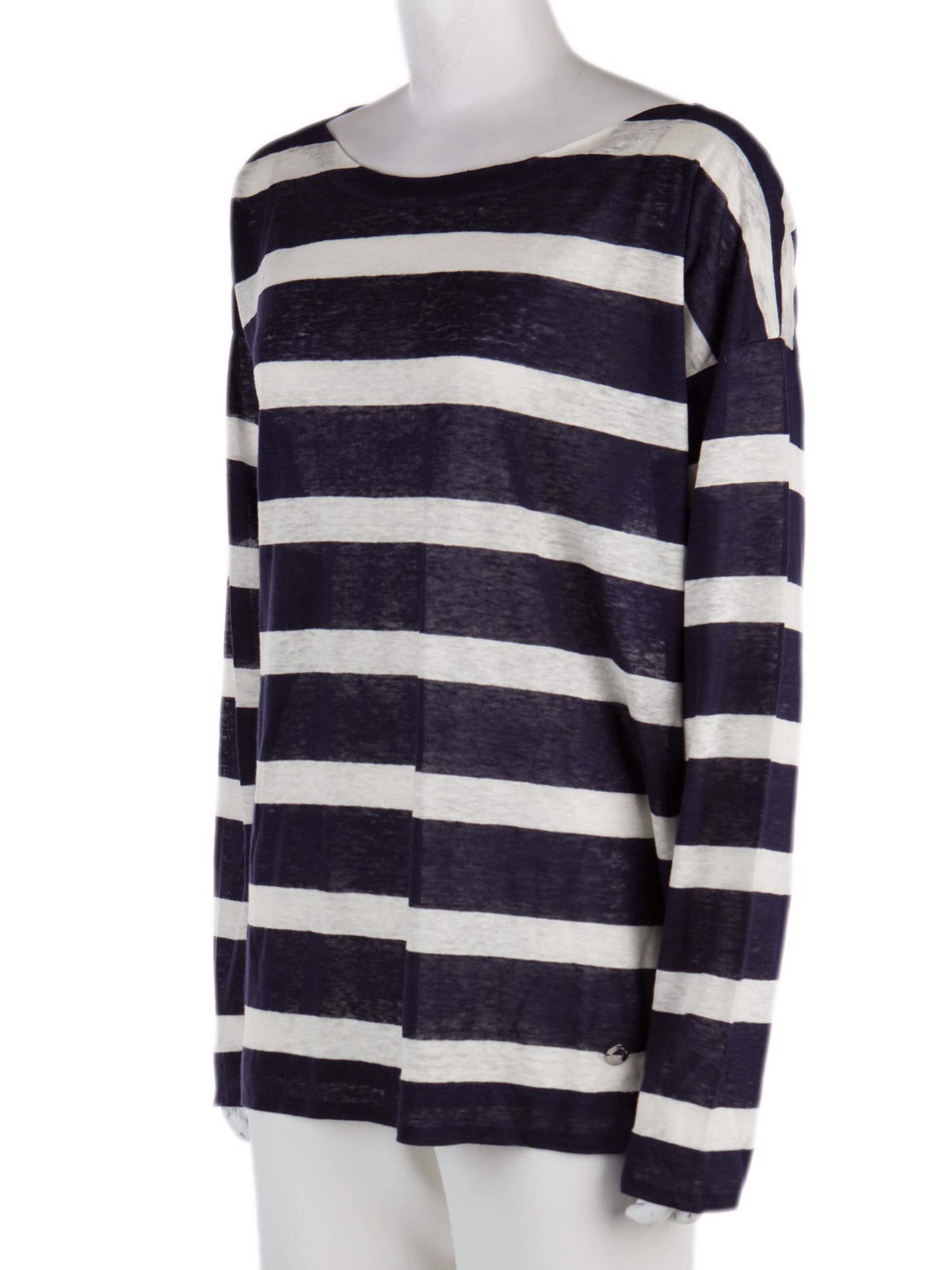 Bayan Lacivert LORO PIANA T-SHIRT