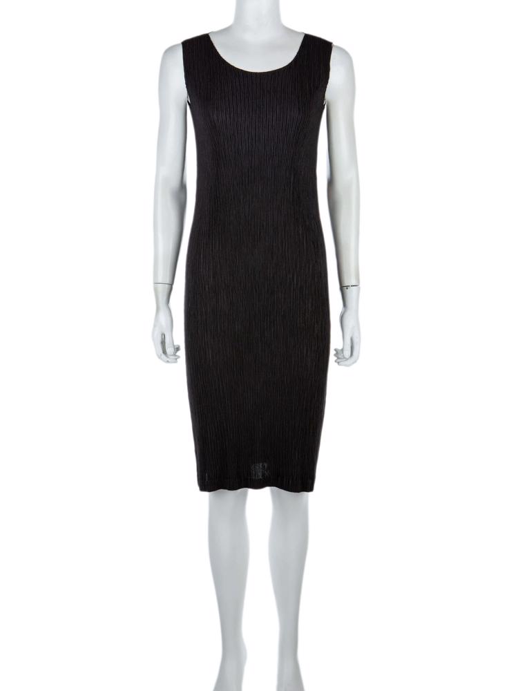 Bayan Siyah ISSEY MIYAKE PLEATS PLEASE ELBİSE