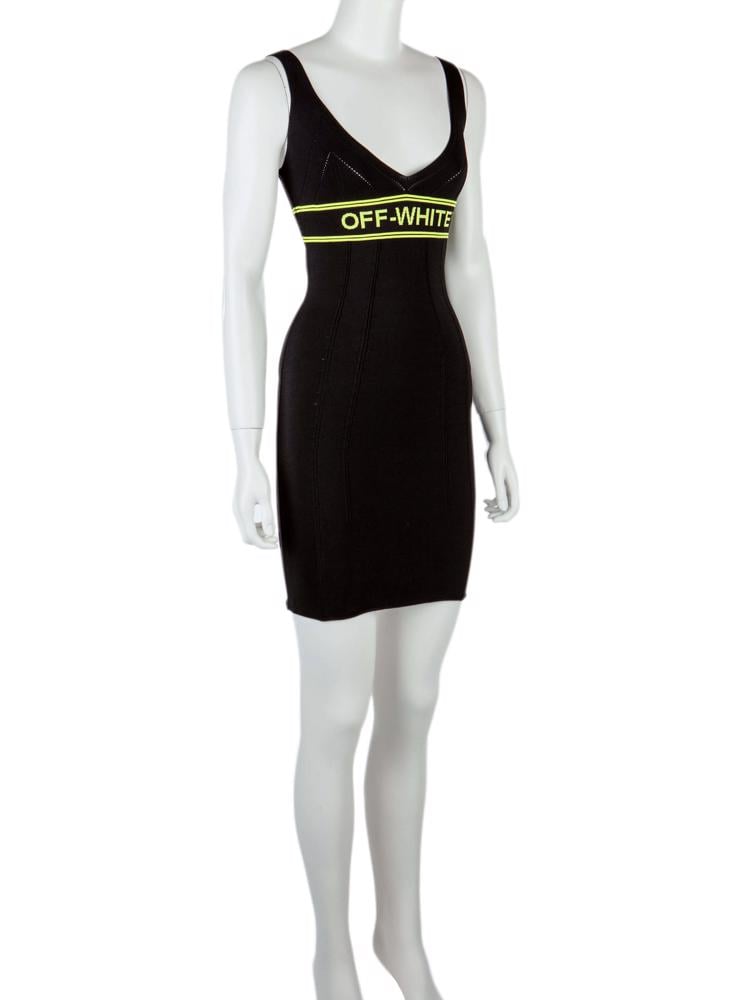 Bayan Siyah OFF-WHITE ELBİSE