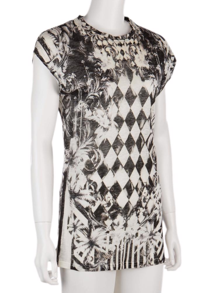 Bayan Beyaz BALMAIN T-SHIRT