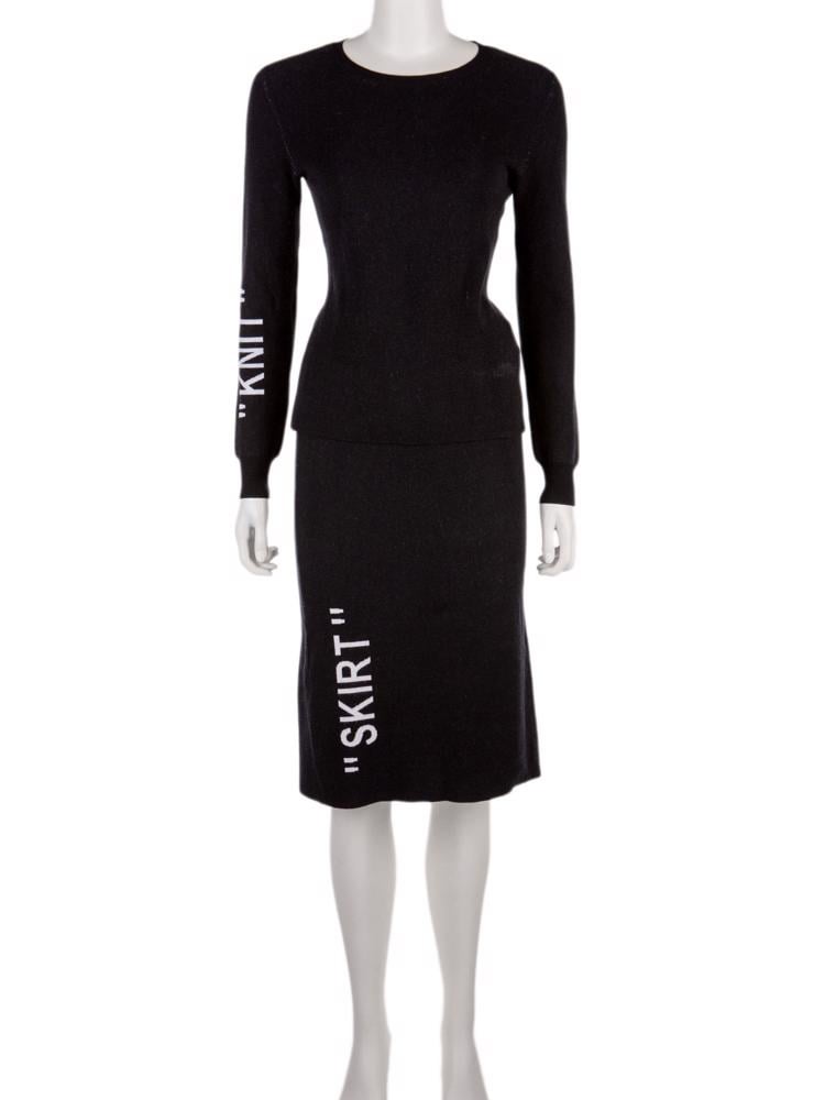 Bayan Siyah OFF-WHITE ETEK