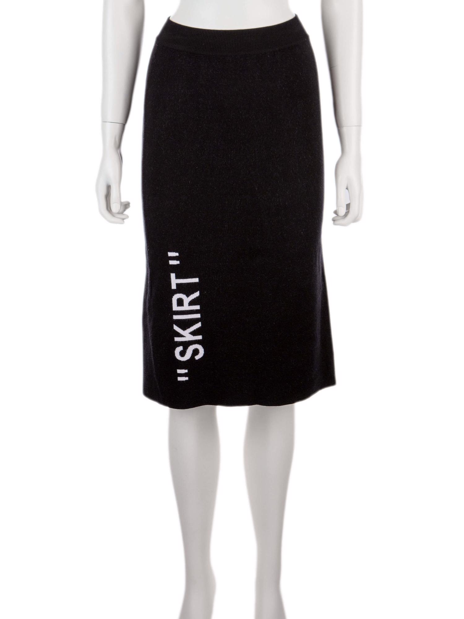 Bayan Siyah OFF-WHITE ETEK