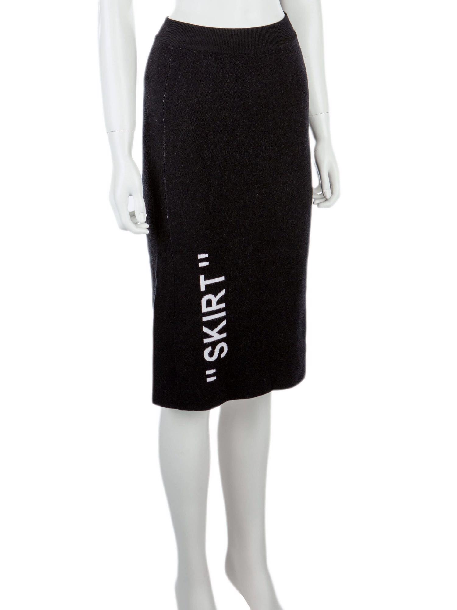 Bayan Siyah OFF-WHITE ETEK