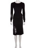 Bayan Siyah OFF-WHITE KAZAK