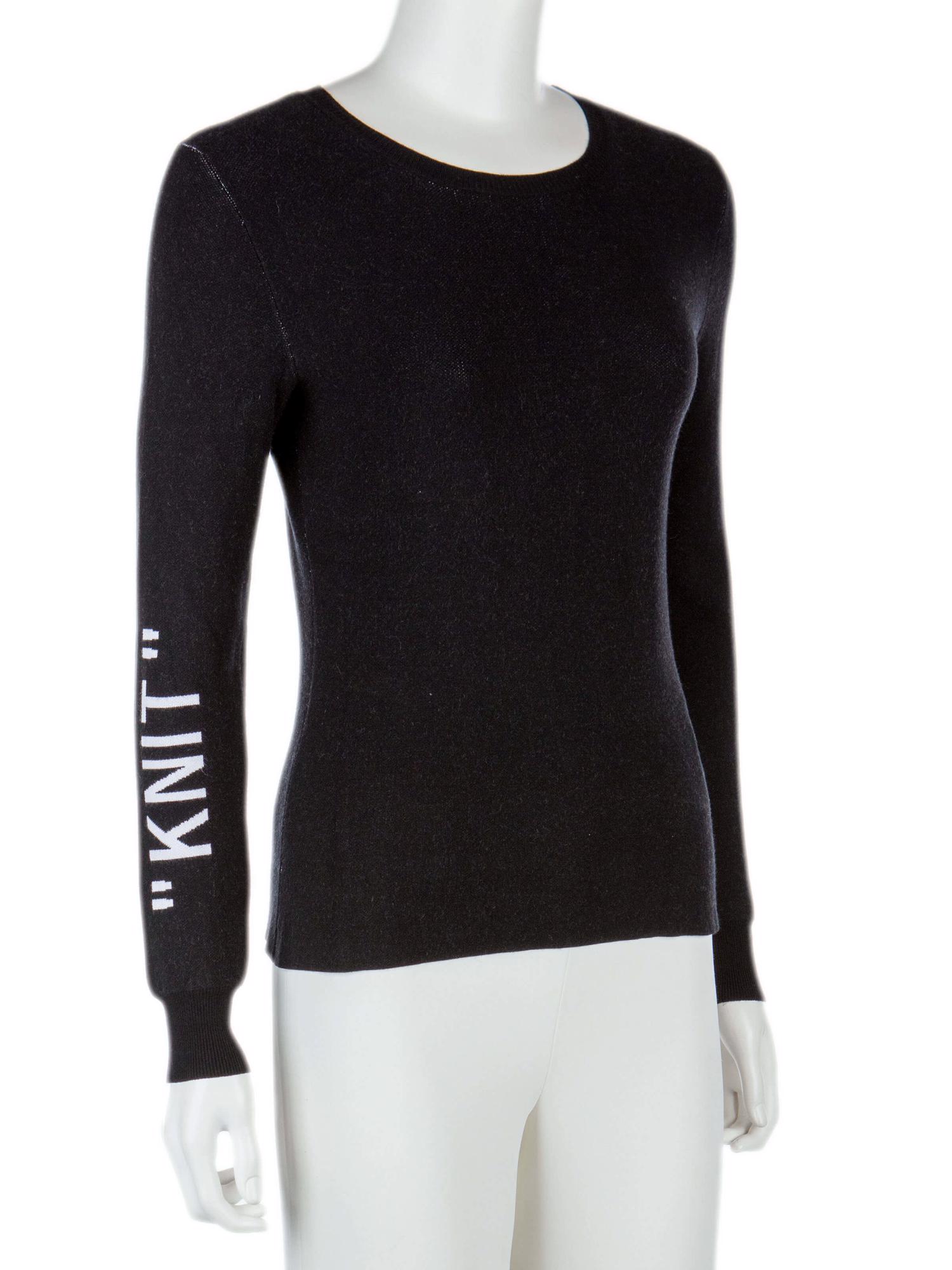 Bayan Siyah OFF-WHITE KAZAK