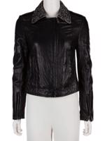 Bayan Siyah D&G DOLCE&GABBANA DERİ CEKET