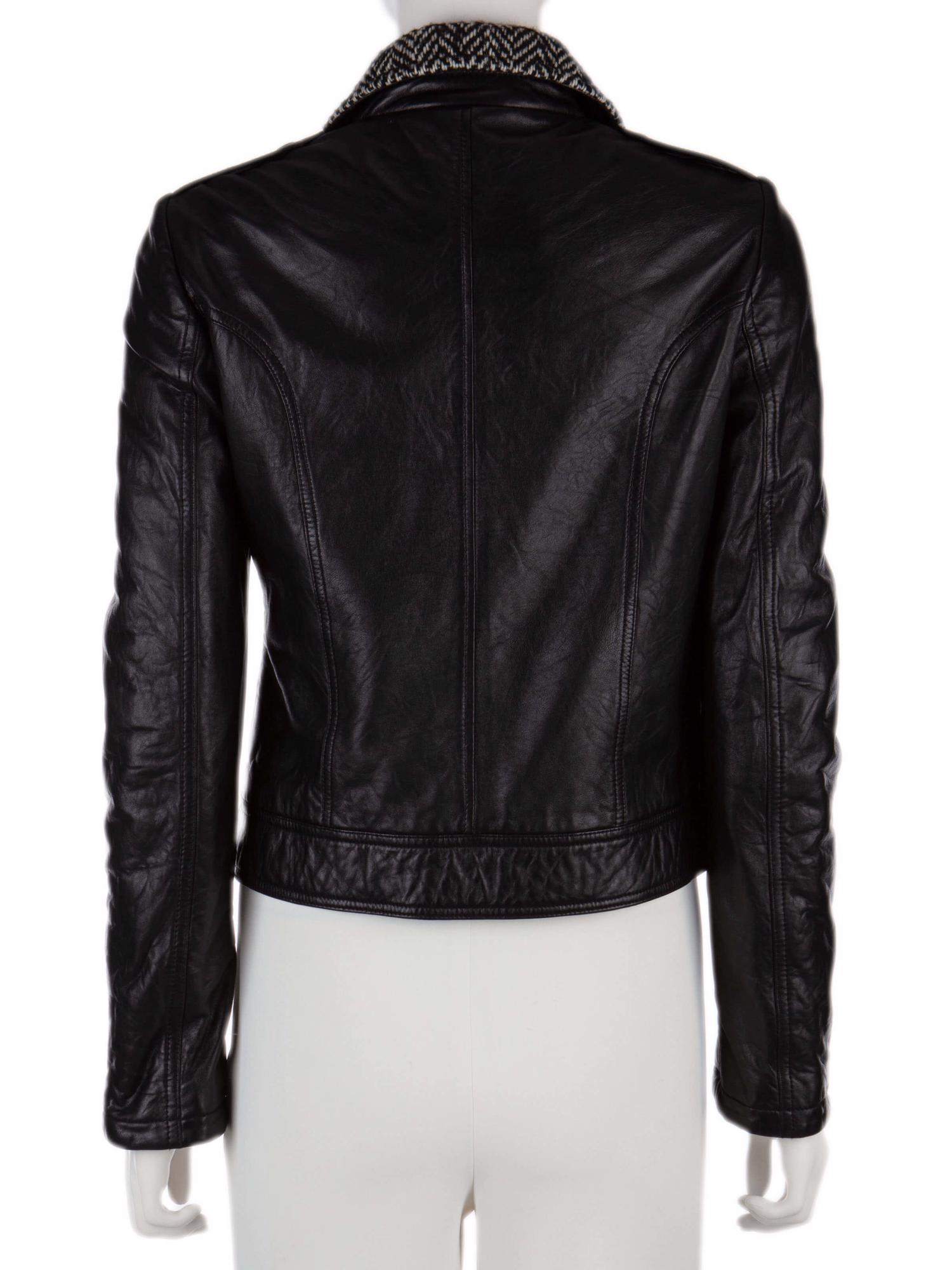 Bayan Siyah D&G DOLCE&GABBANA DERİ CEKET