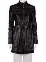 Bayan Siyah D&G DOLCE&GABBANA DERİ CEKET