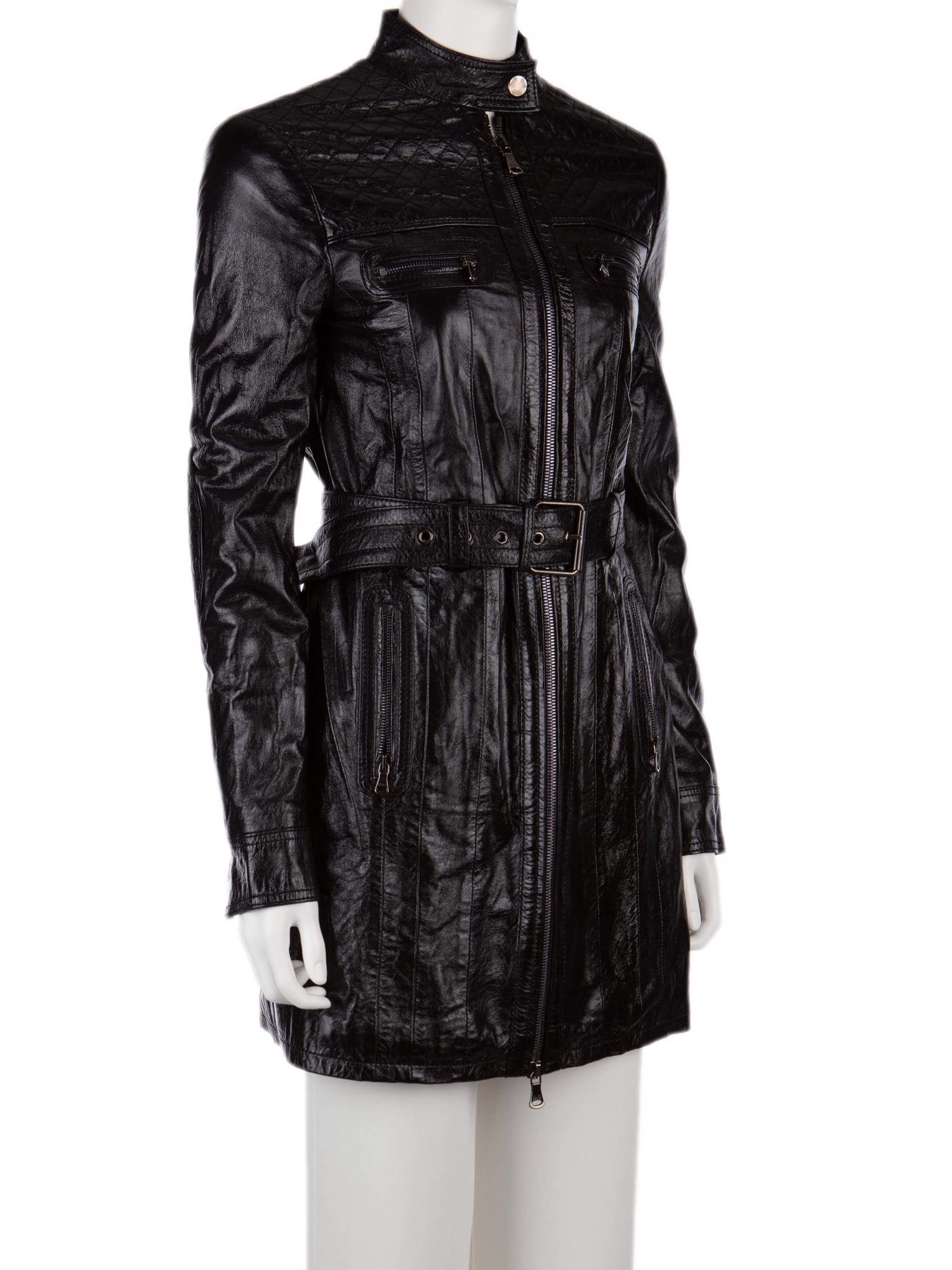 Bayan Siyah D&G DOLCE&GABBANA DERİ CEKET