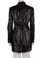 Bayan Siyah D&G DOLCE&GABBANA DERİ CEKET