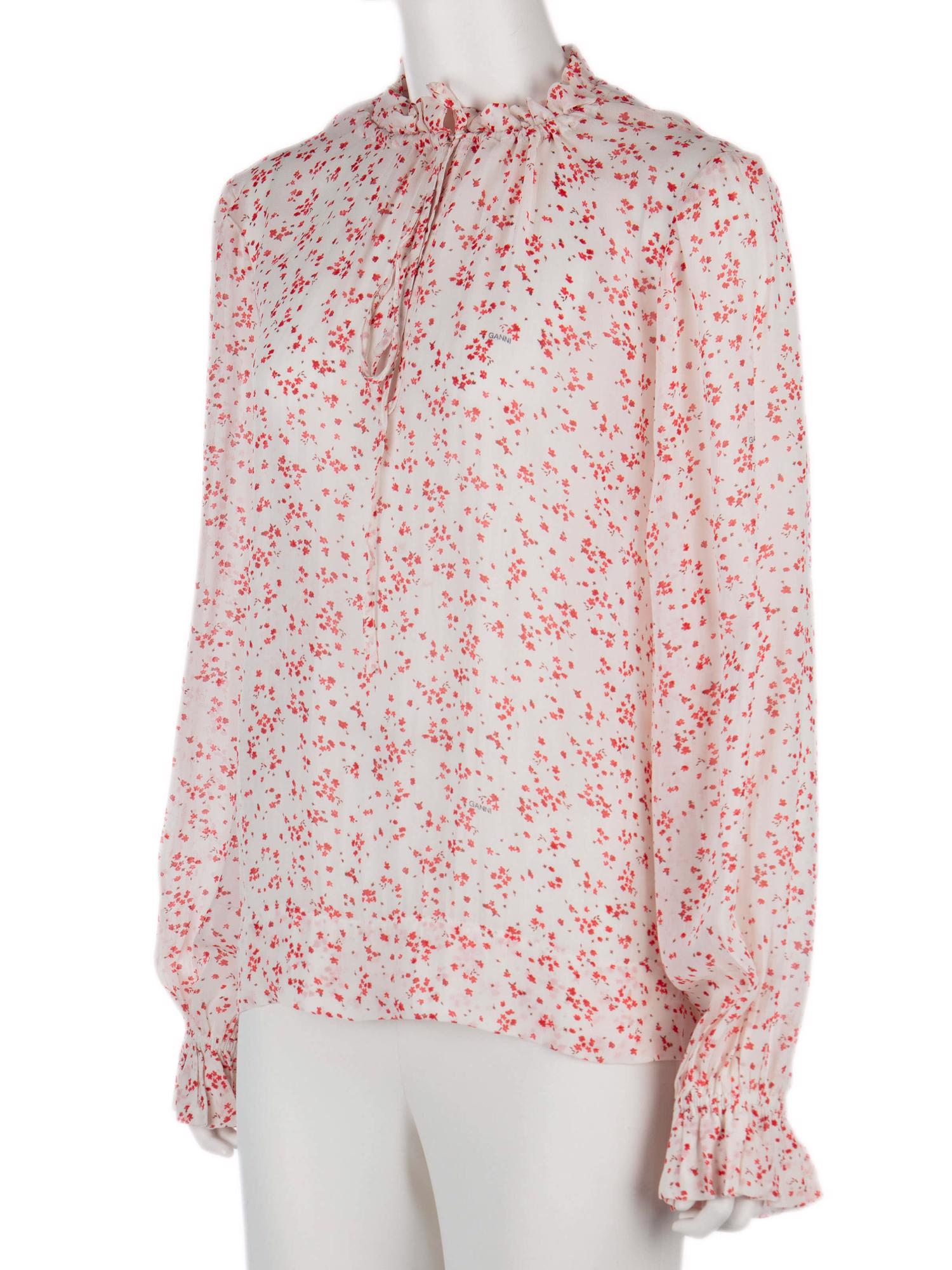 Bayan Pembe GANNI BLUZ