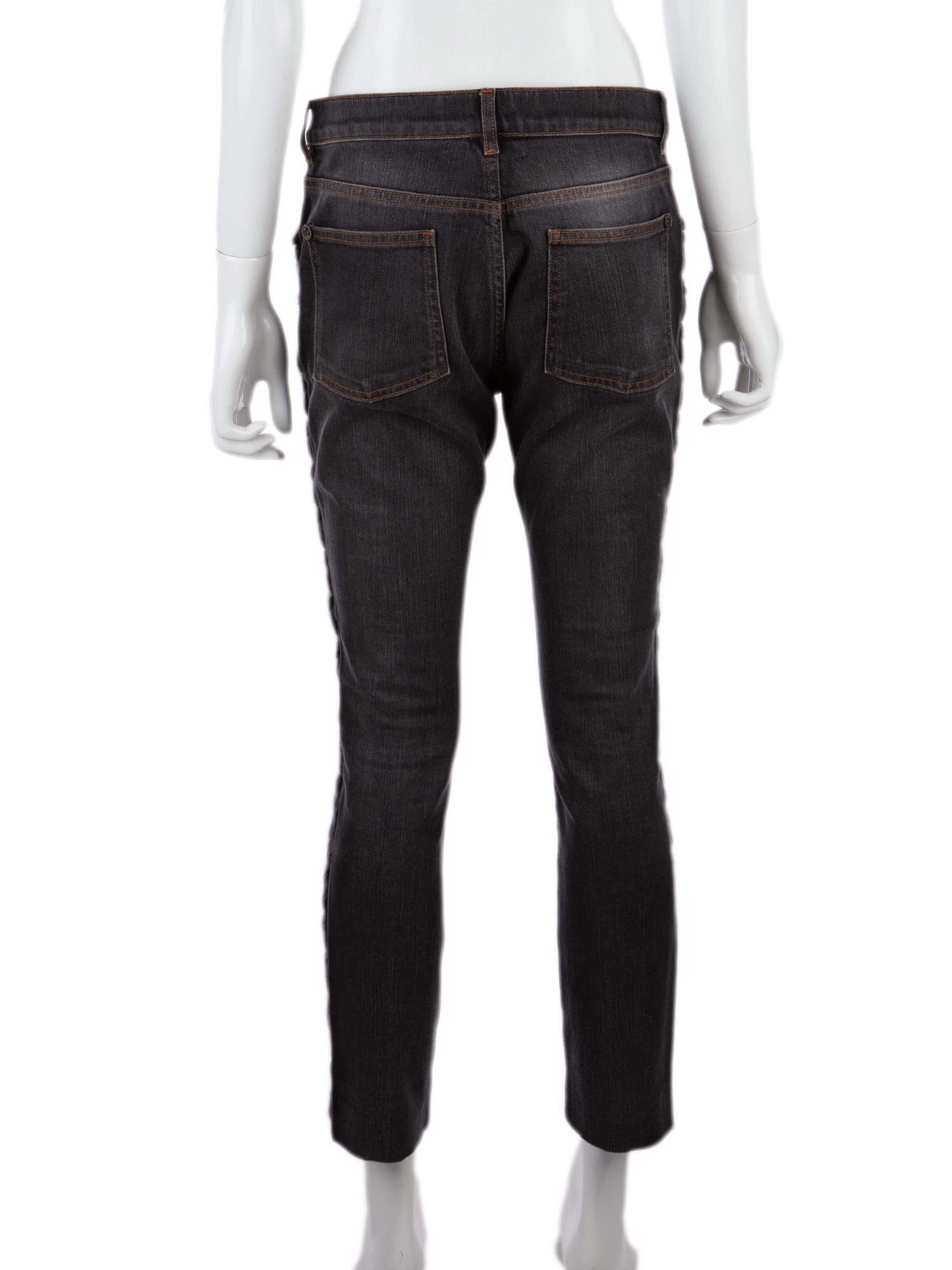 Bayan Gri CHANEL JEAN PANTOLON