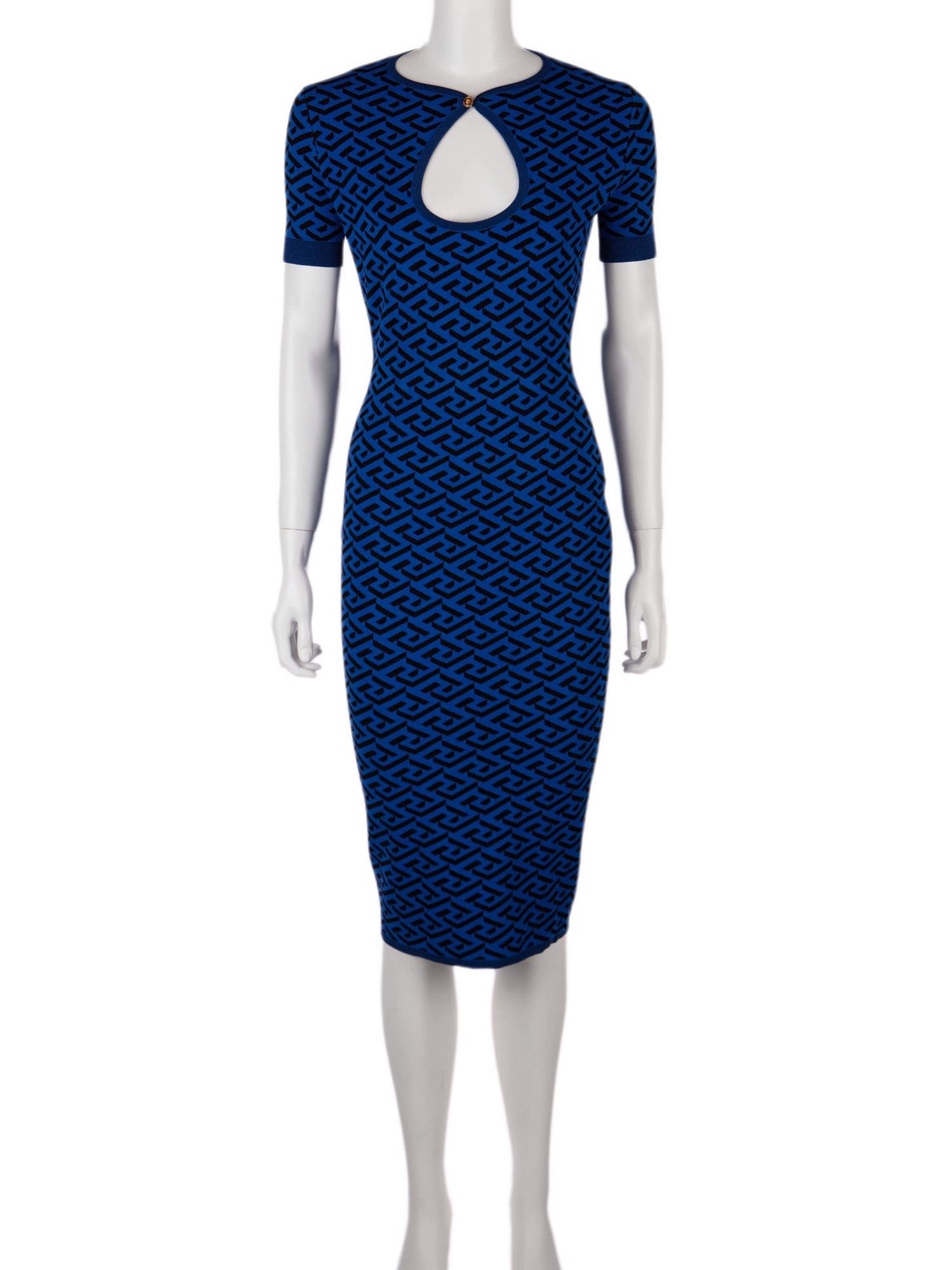 Bayan Mavi VERSACE ELBİSE