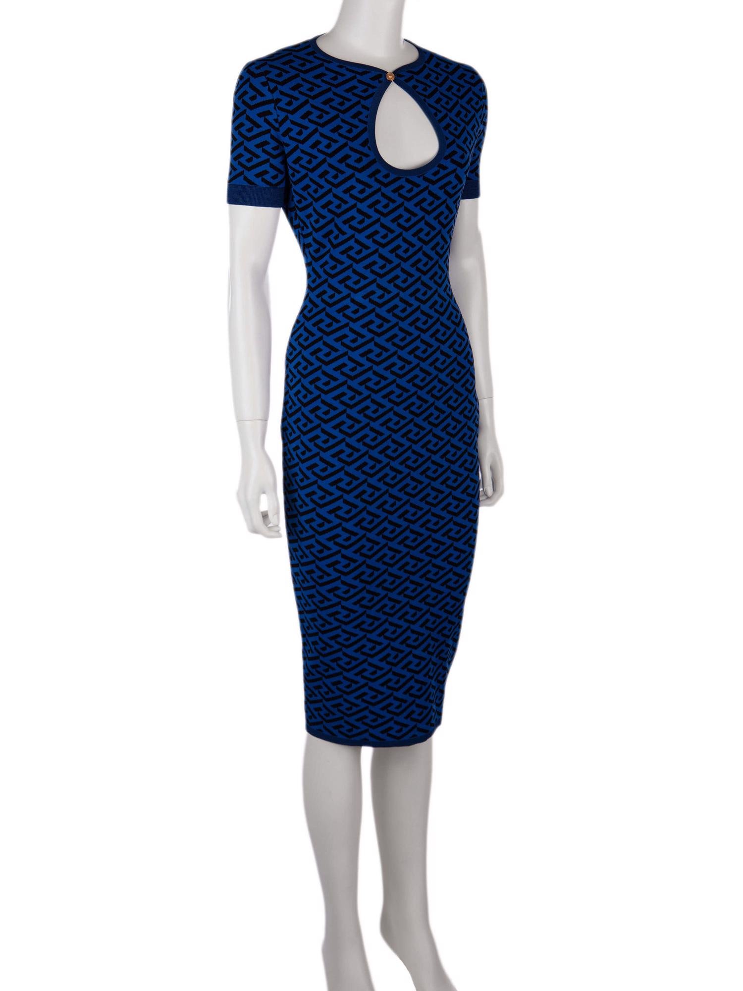 Bayan Mavi VERSACE ELBİSE