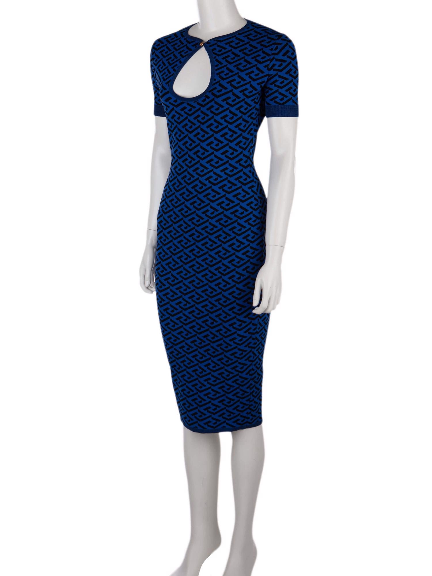 Bayan Mavi VERSACE ELBİSE