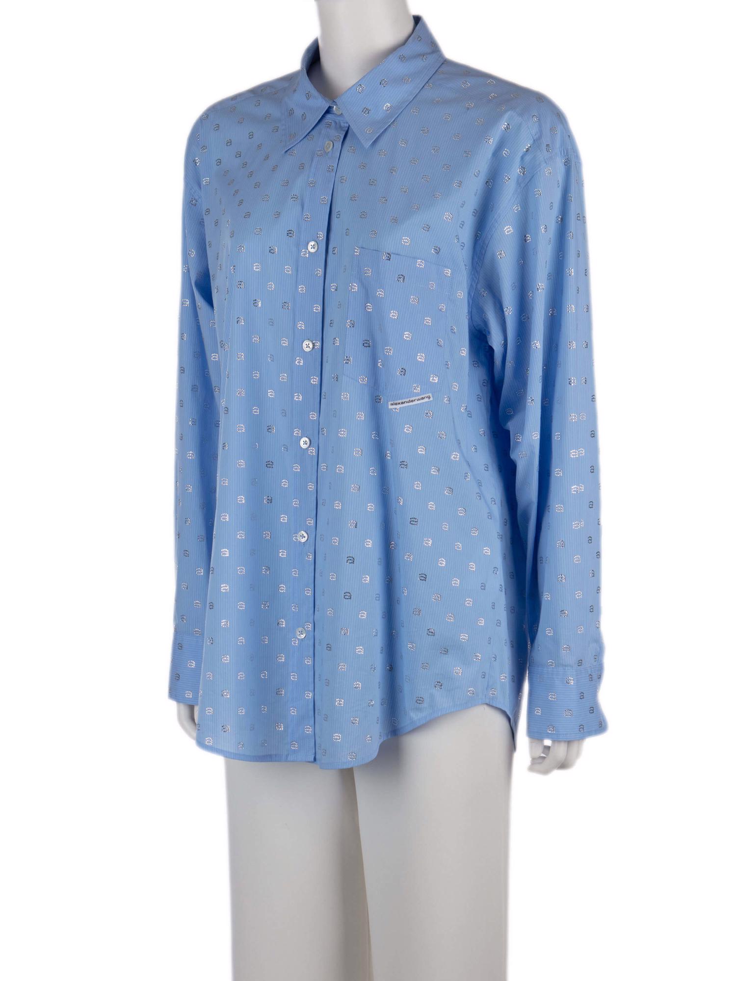 Bayan Mavi ALEXANDER WANG GÖMLEK