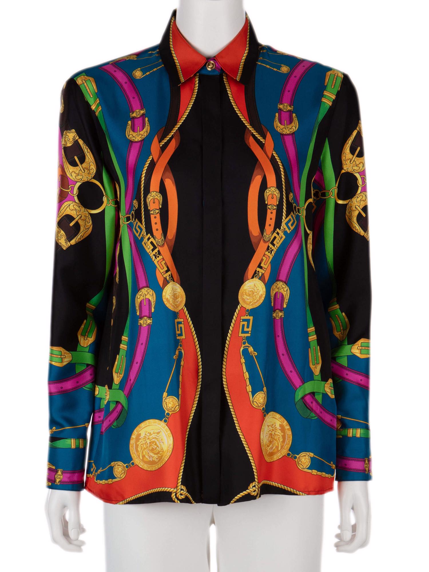 Bayan Siyah VERSACE GÖMLEK