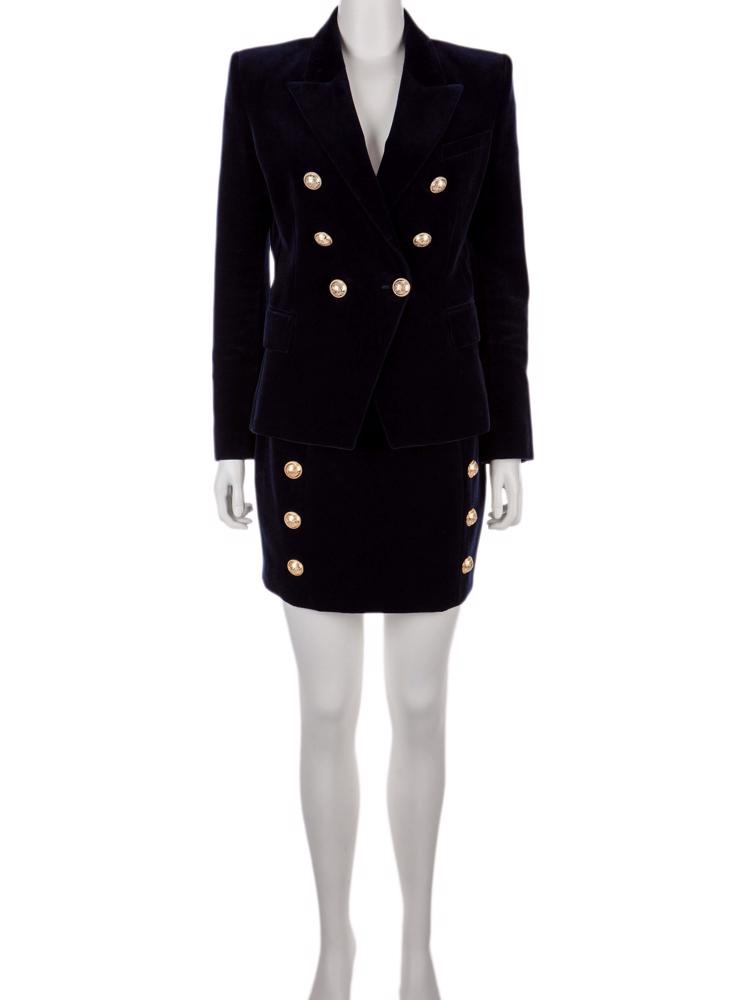 Bayan Lacivert BALMAIN CEKET
