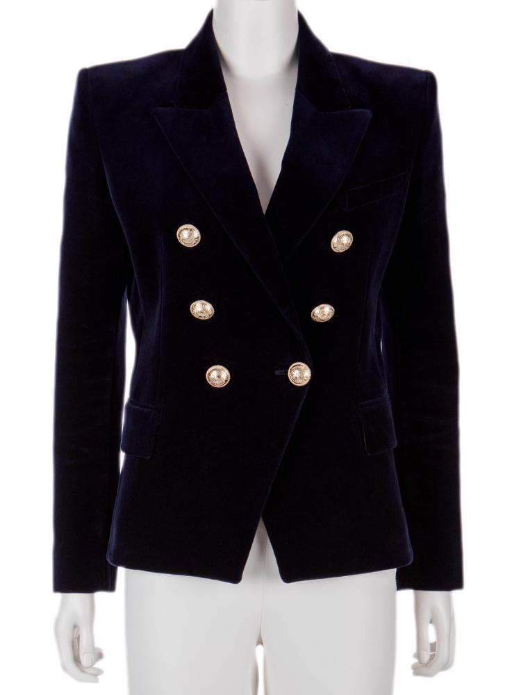 Bayan Lacivert BALMAIN CEKET