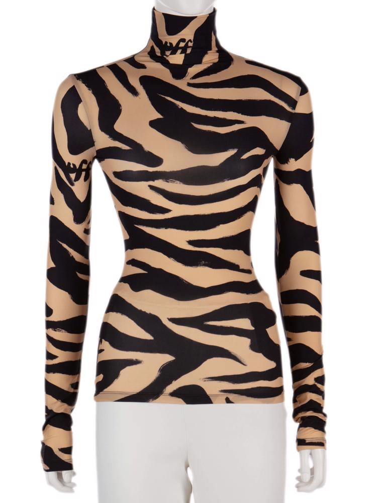 Bayan Bej OFF-WHITE BLUZ