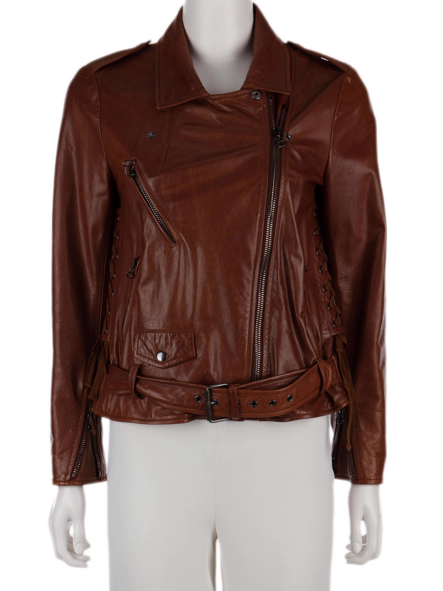 Bayan Kahve PHILLIP LIM DERİ CEKET