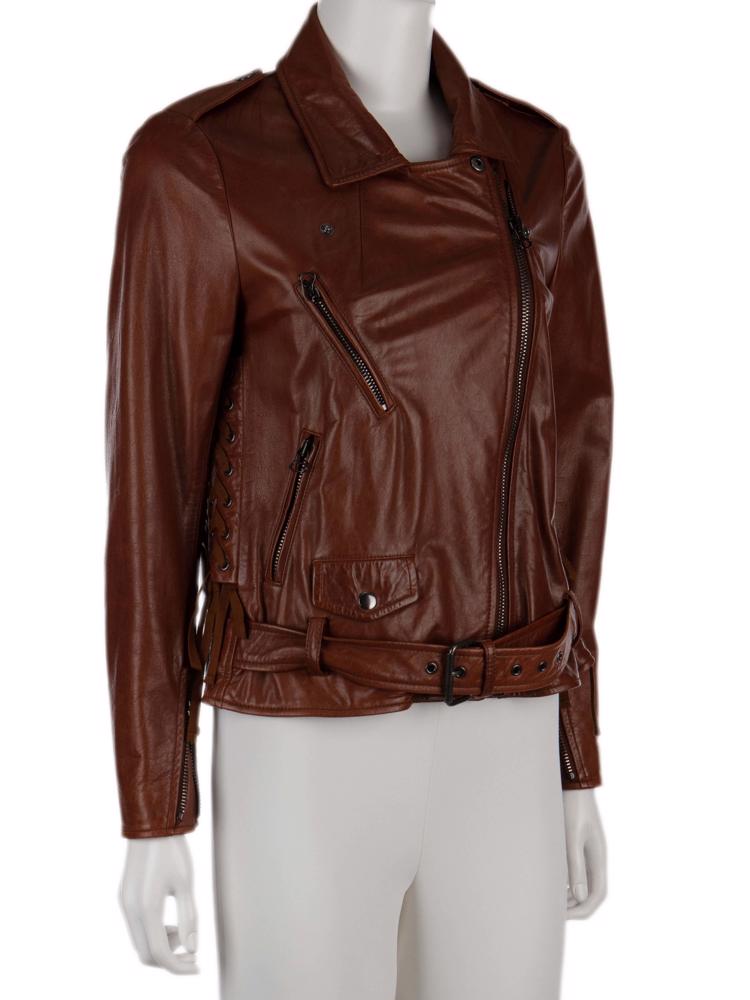 Bayan Kahve PHILLIP LIM DERİ CEKET