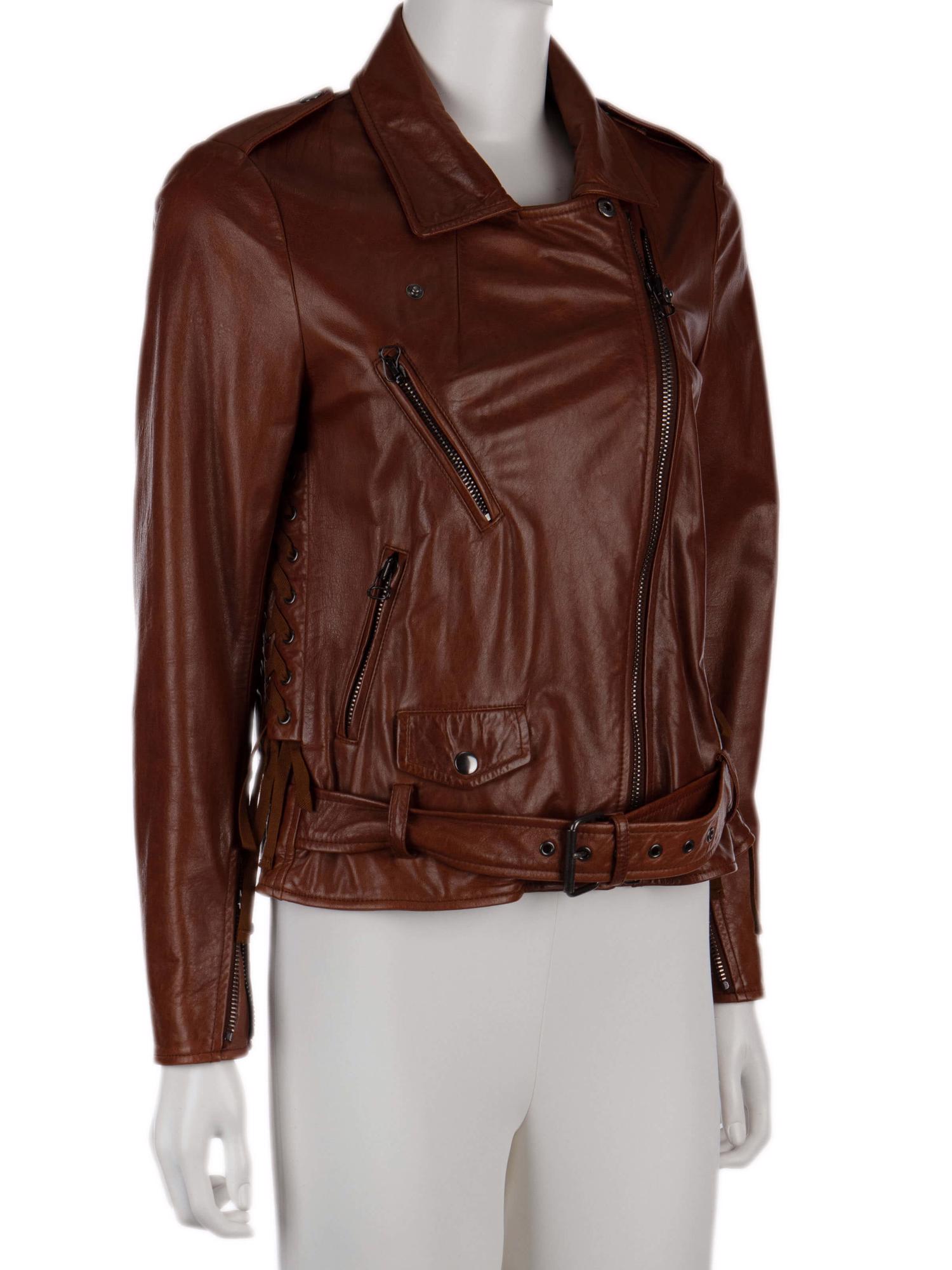 Bayan Kahve PHILLIP LIM DERİ CEKET