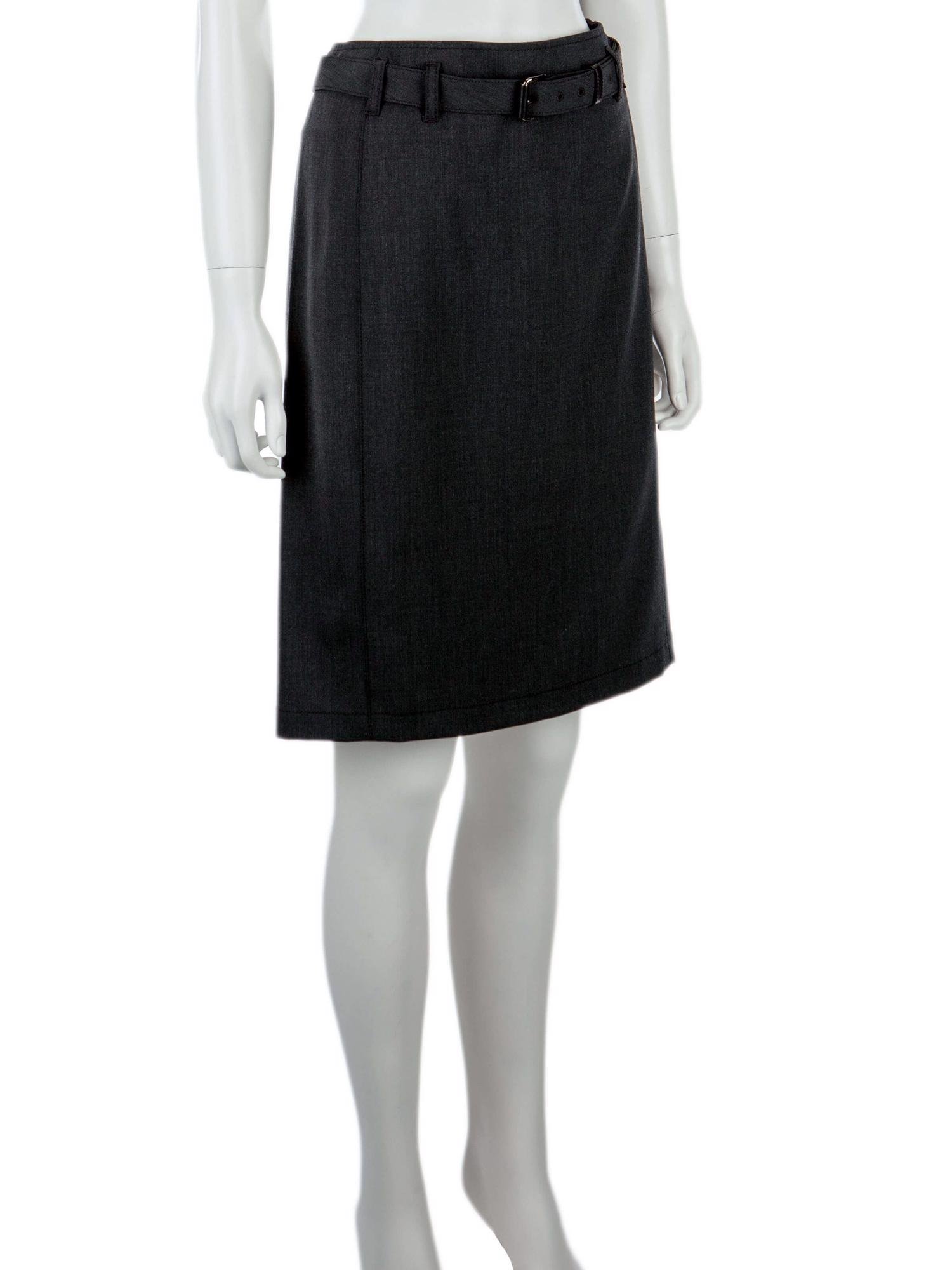 Bayan Gri PRADA ETEK