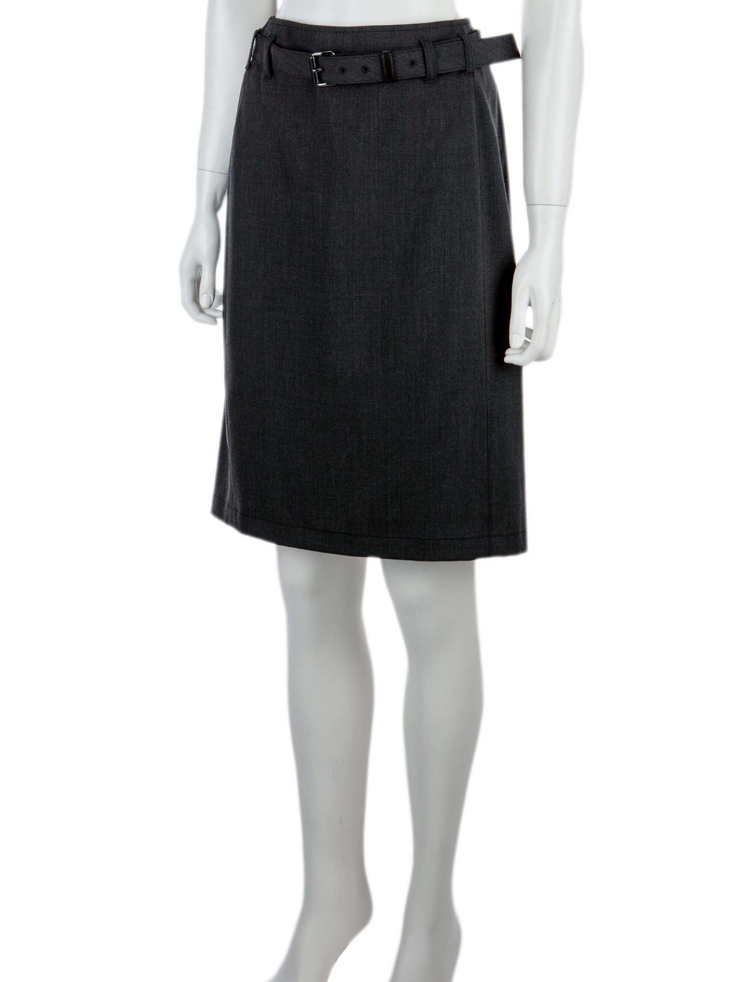 Bayan Gri PRADA ETEK