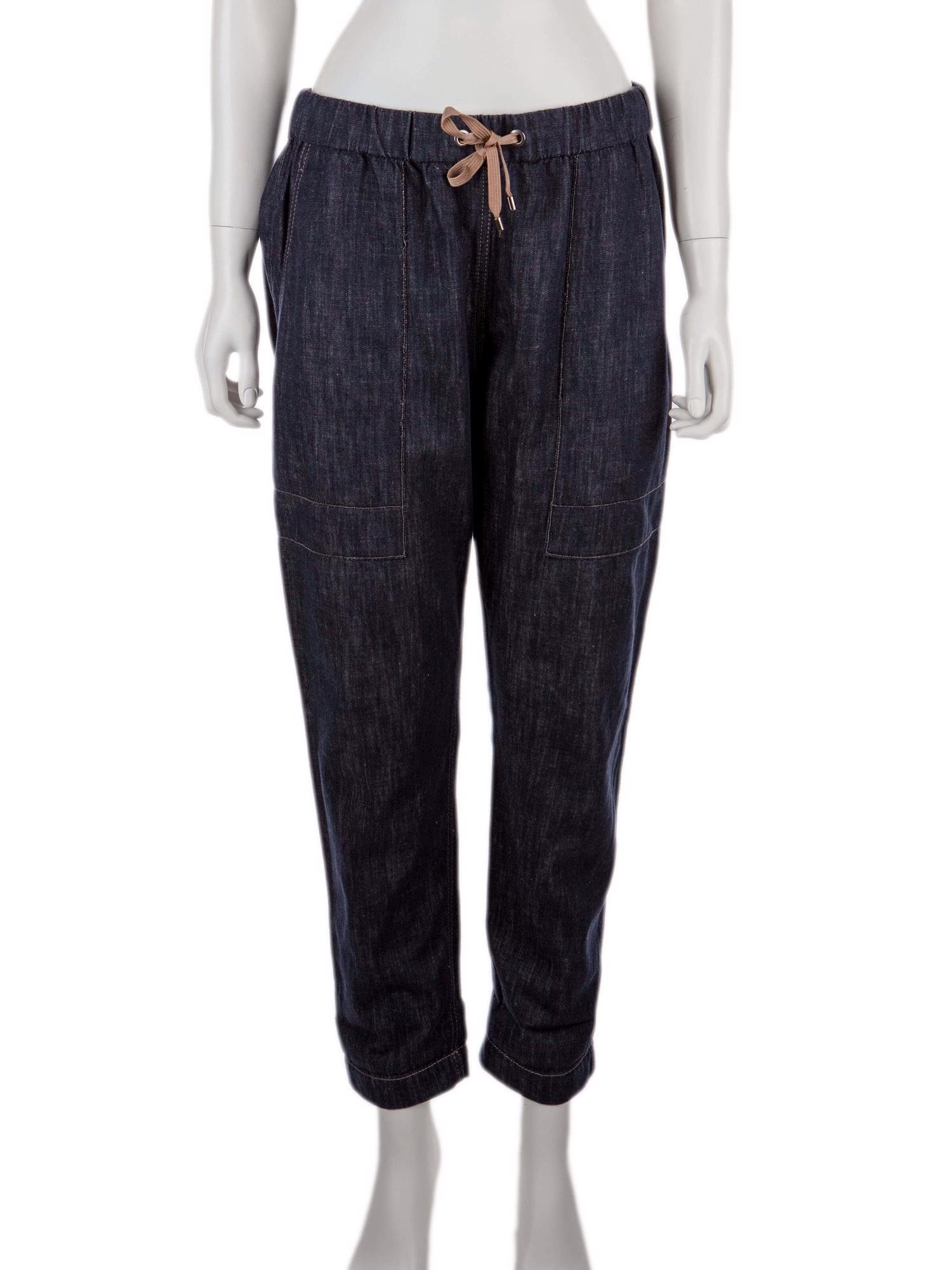 Bayan Lacivert BRUNELLO CUCINELLI JEAN PANTOLON