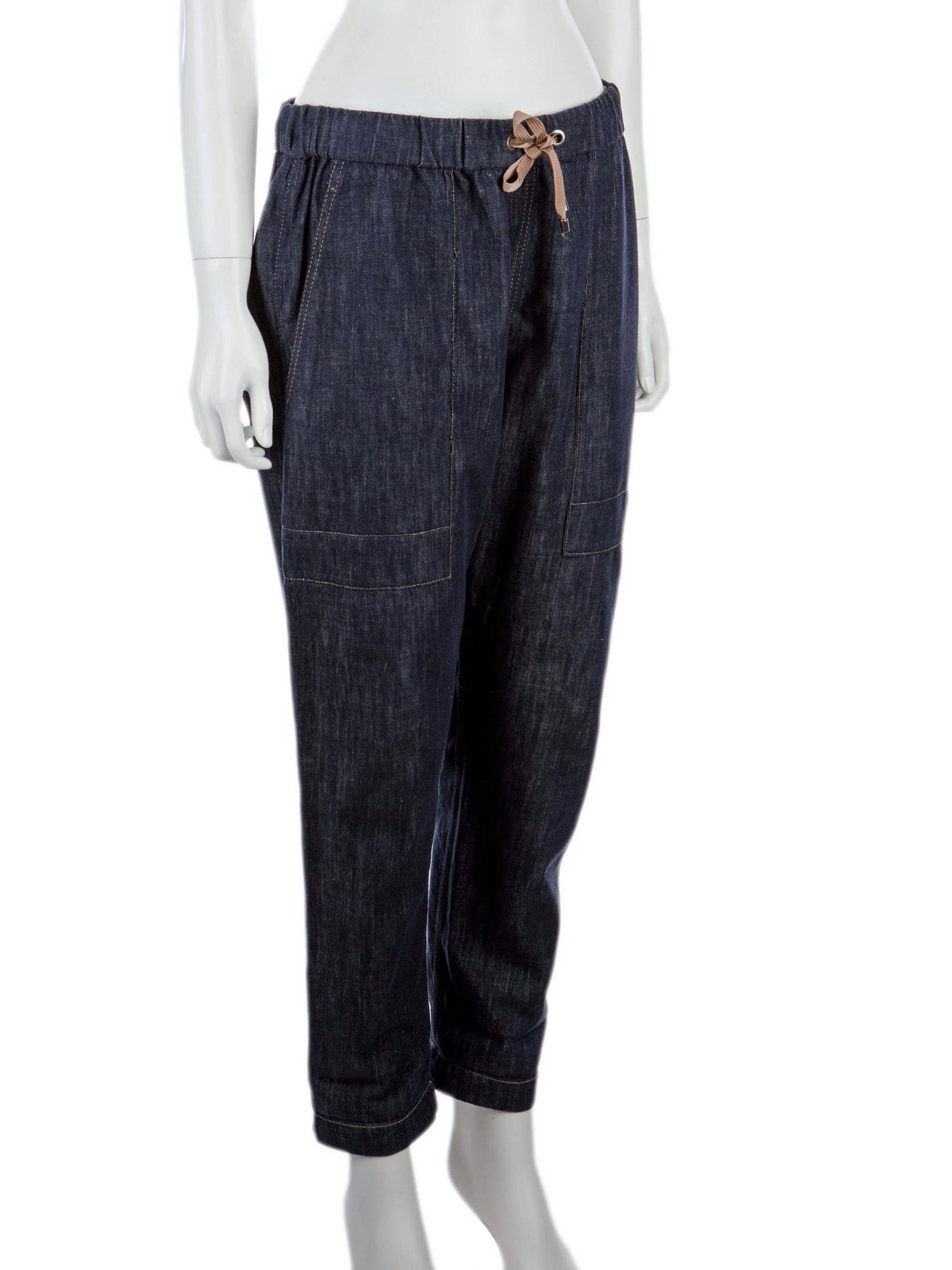Bayan Lacivert BRUNELLO CUCINELLI JEAN PANTOLON