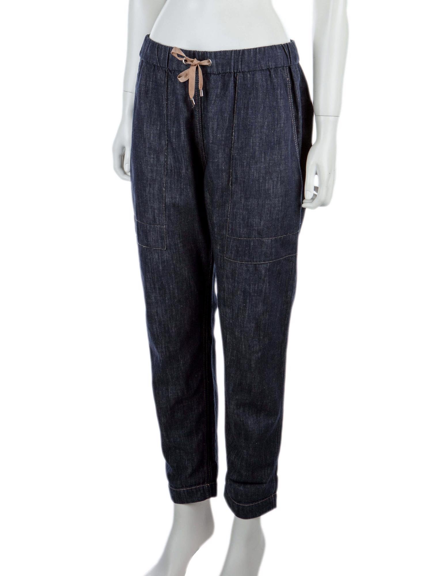 Bayan Lacivert BRUNELLO CUCINELLI JEAN PANTOLON